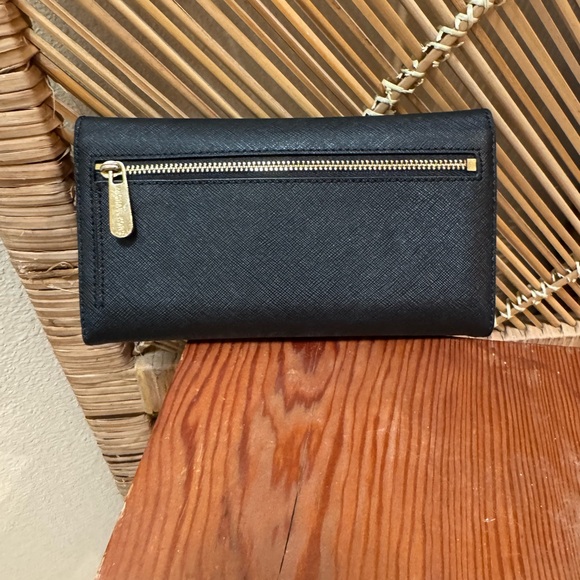 Michael Kors Black Saffiano Leather Wallet